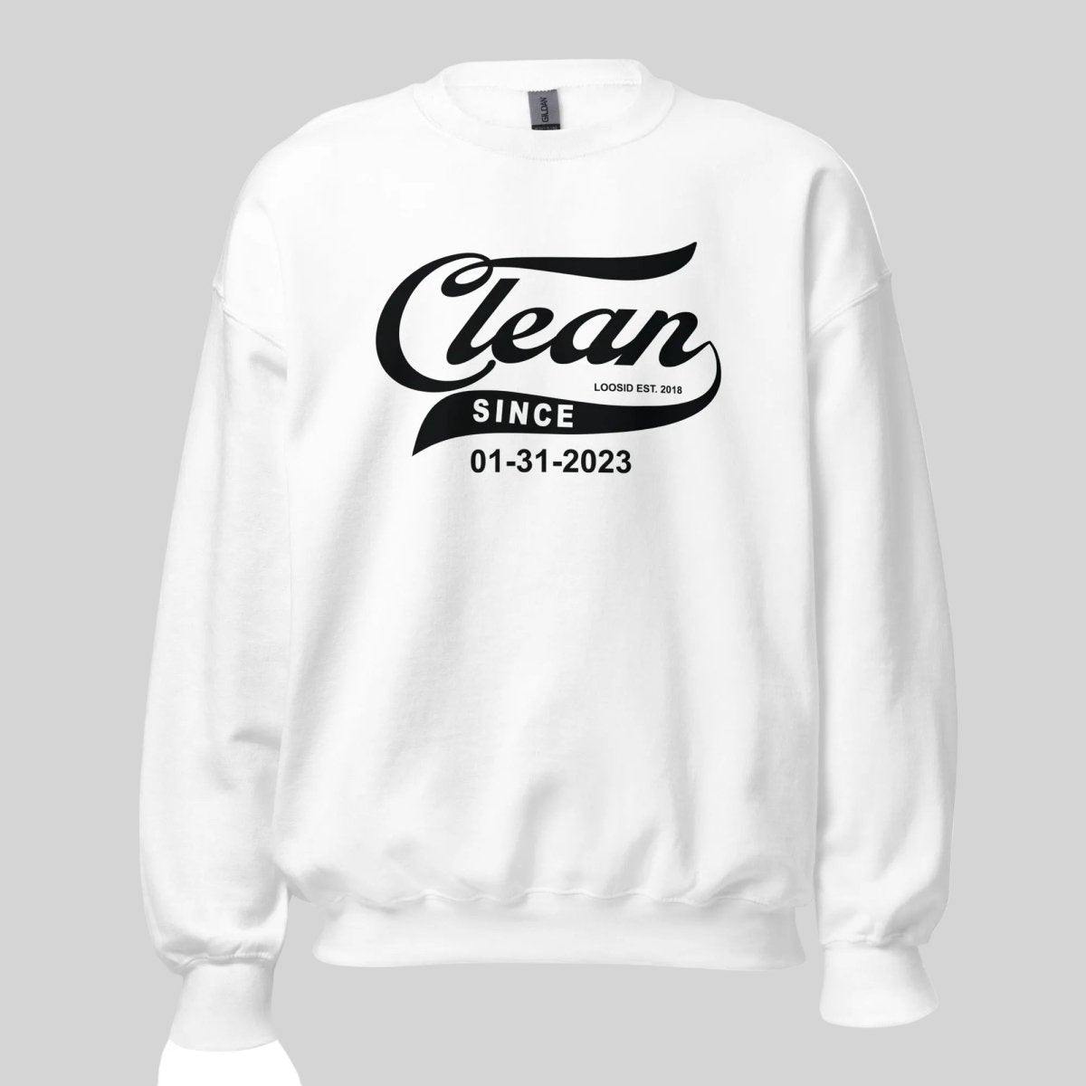 Clean Since Recovery Hoodie packaging detail (view 18)
