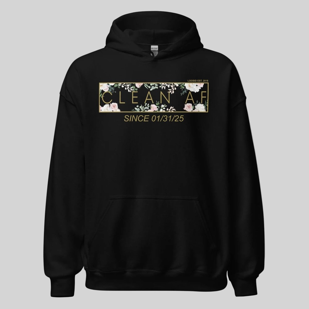 Clean AF Flower Recovery Hoodie lifestyle view (view 5)