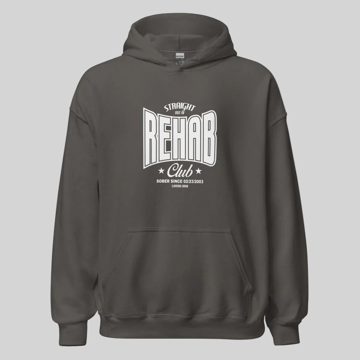 Rehab Recovery Hoodie featuring the design (view 11)