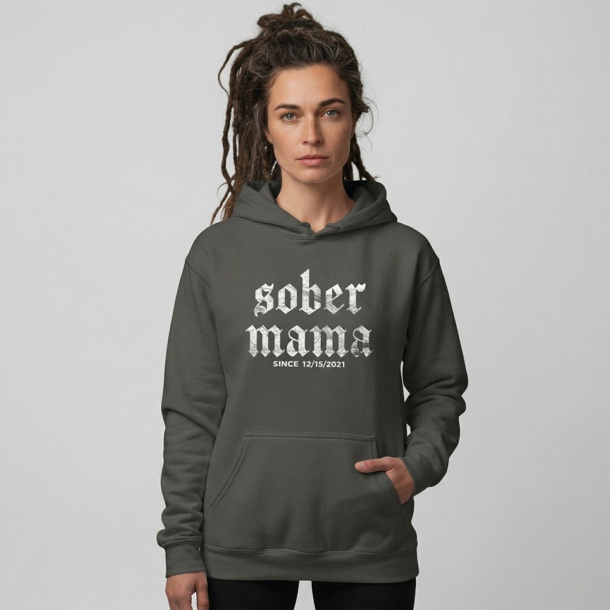 Sober Mama Recovery Hoodie product photo (view 10)