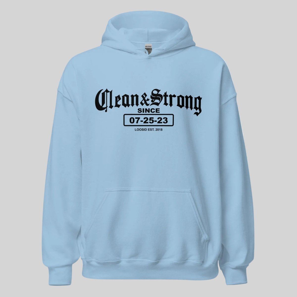 Clean & Strong Old School Recovery Hoodie product photo (view 20)