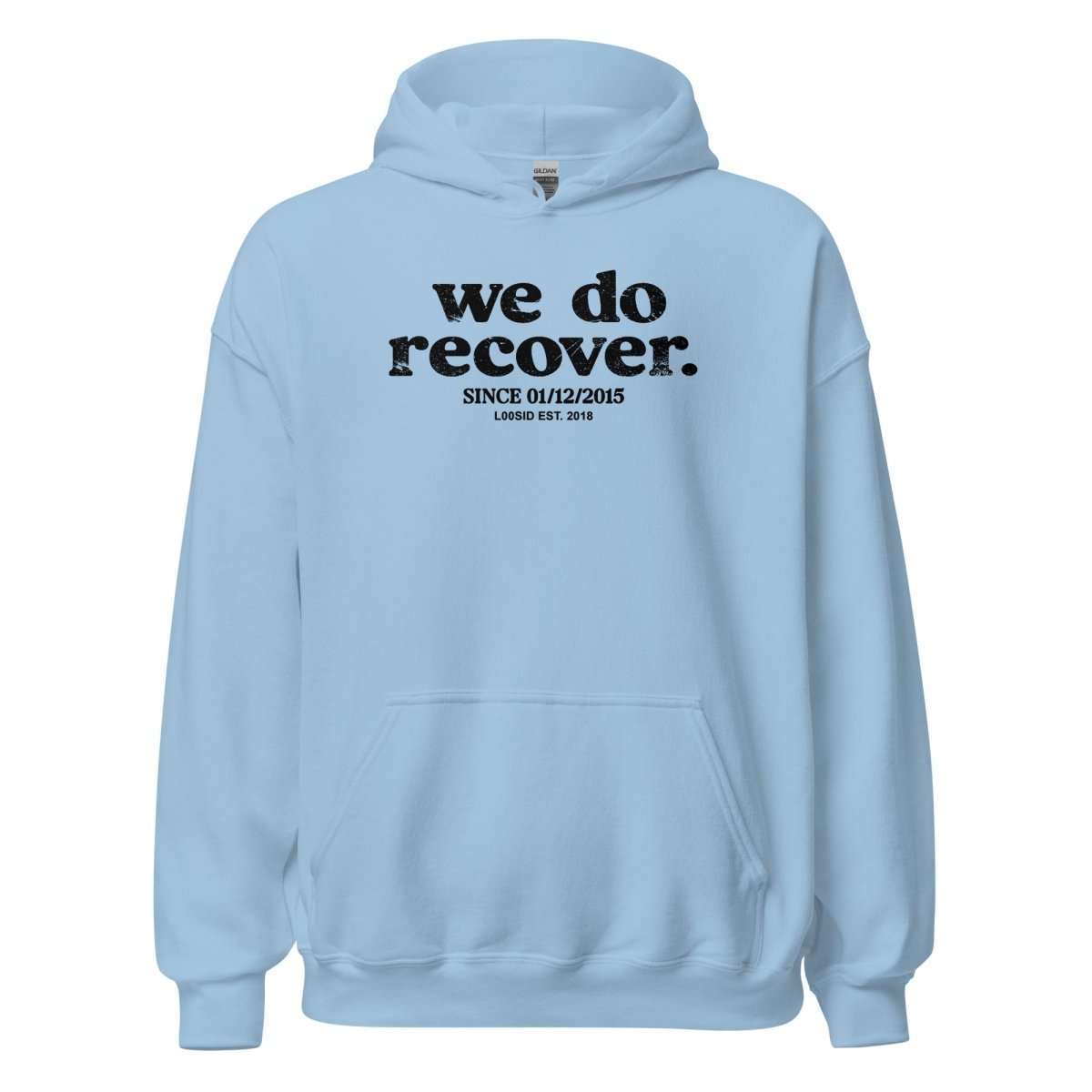 We Do Recover Women's Sober Recovery Hoodie featuring the design (view 11)