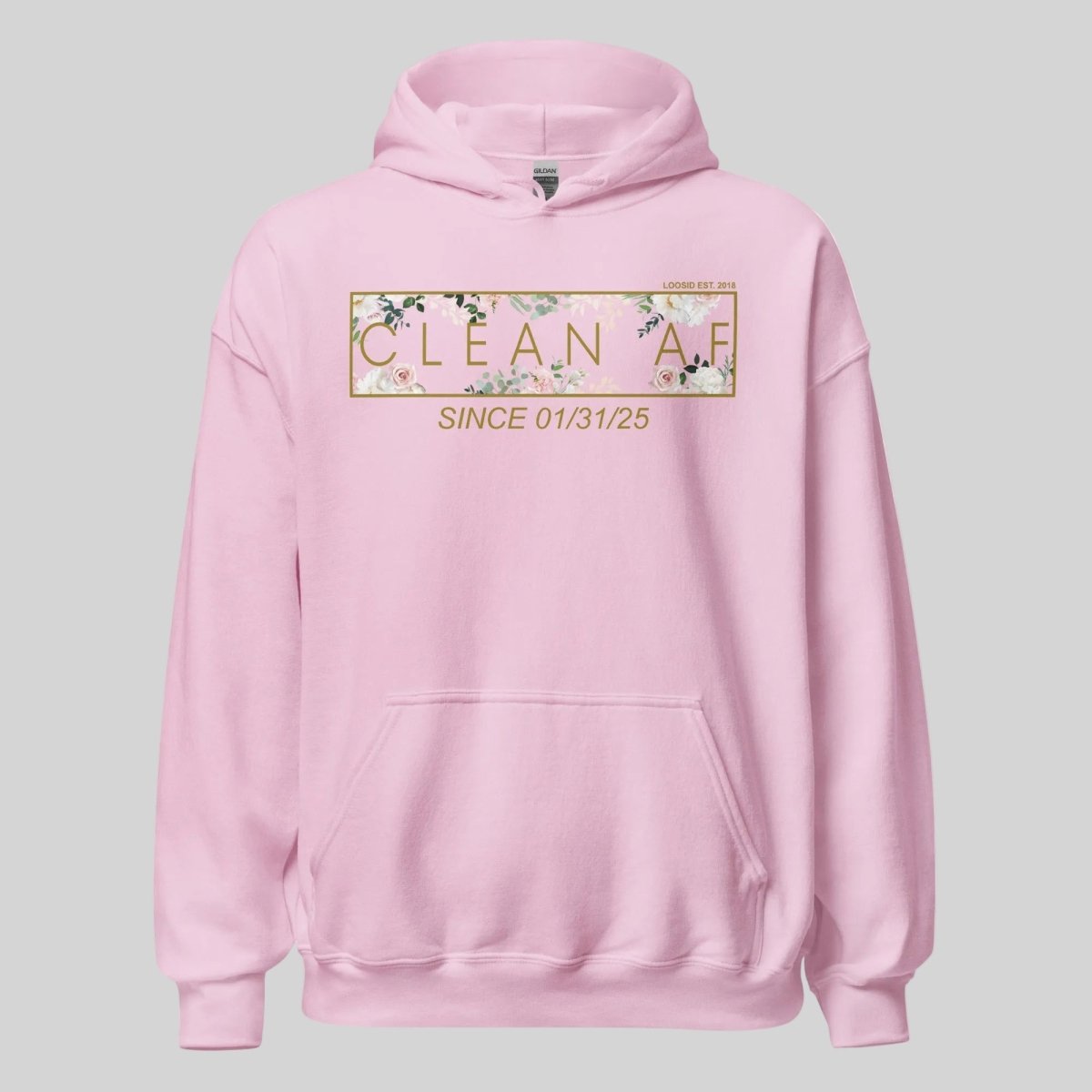 Clean AF Flower Recovery Hoodie graphic detail (view 24)