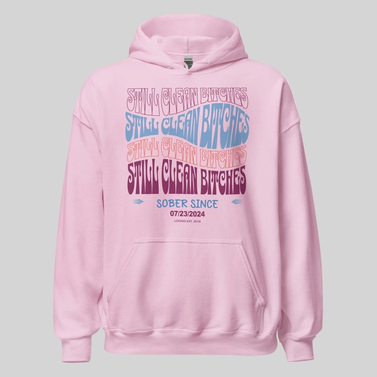 Still Clean B Custom Recovery Date Recovery Hoodie product photo (view 20)