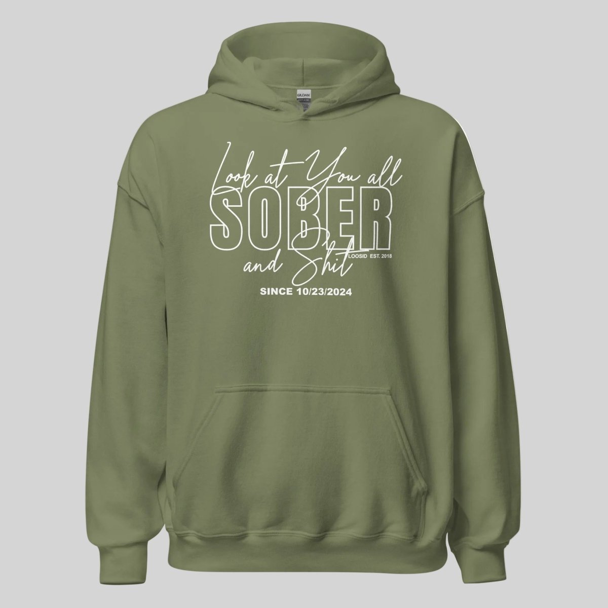 Look at You Sober and Sh*t Recovery Hoodie packaging detail (view 18)