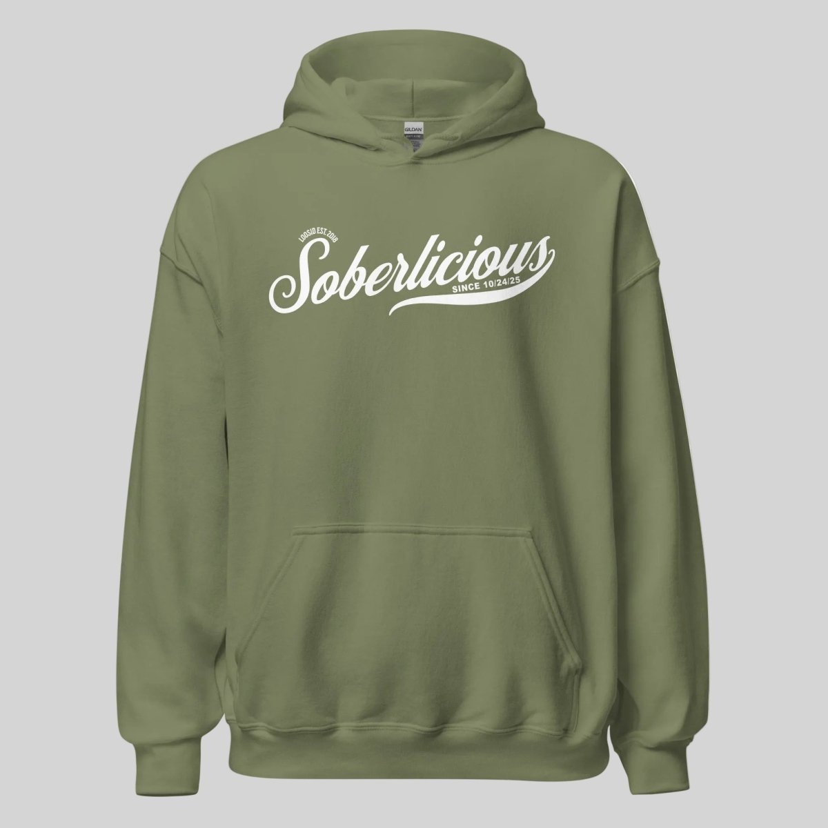Soberlicious Recovery Hoodie packaging detail (view 18)
