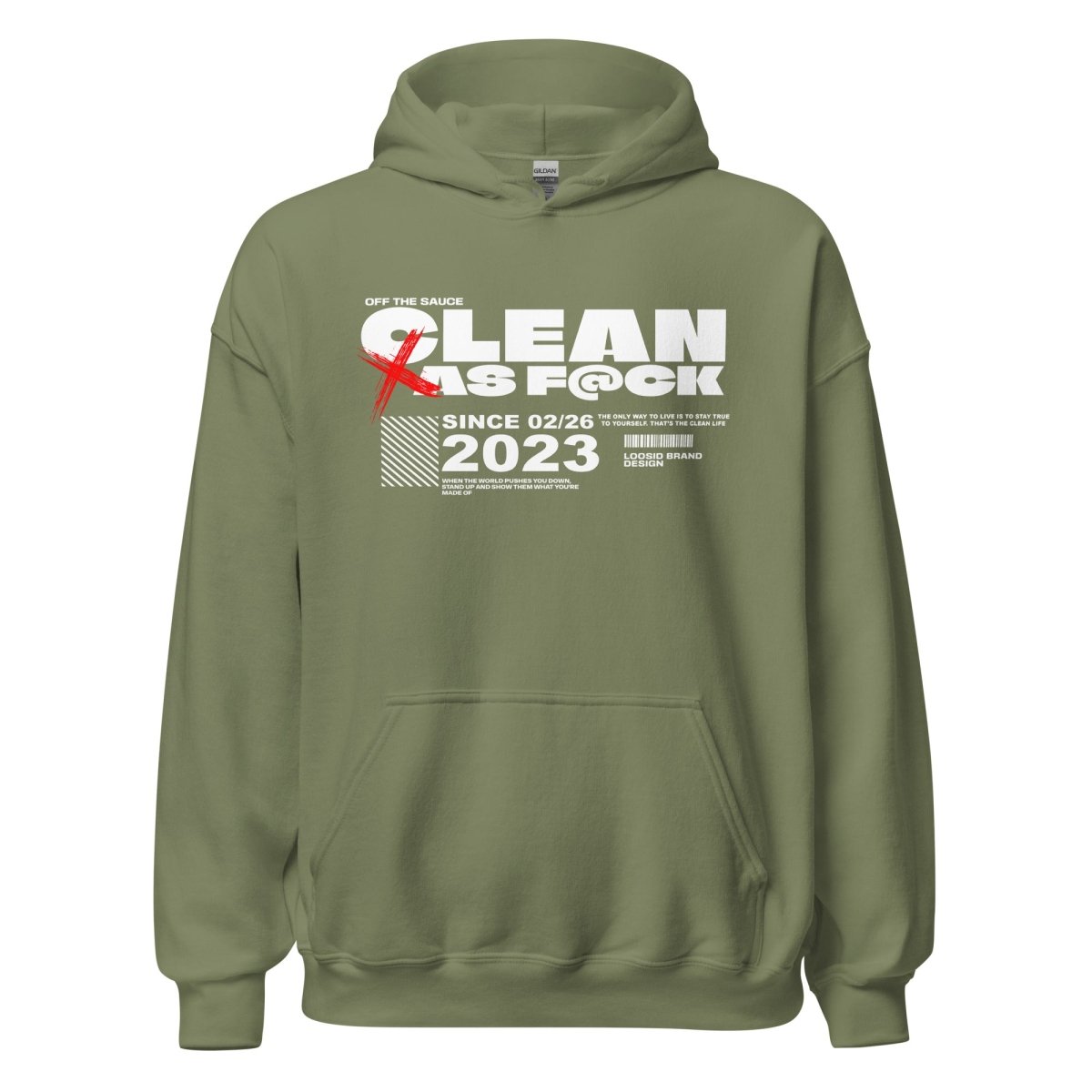 Clean As F*ck Recovery Hoodie graphic detail (view 14)