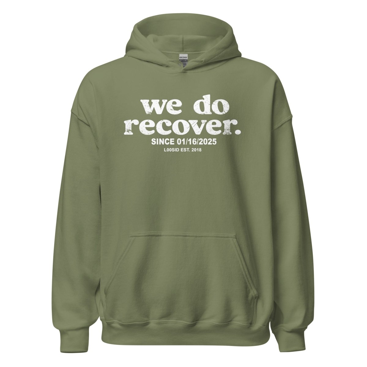 We Do Recover Since Recovery Hoodie packaging detail (view 8)