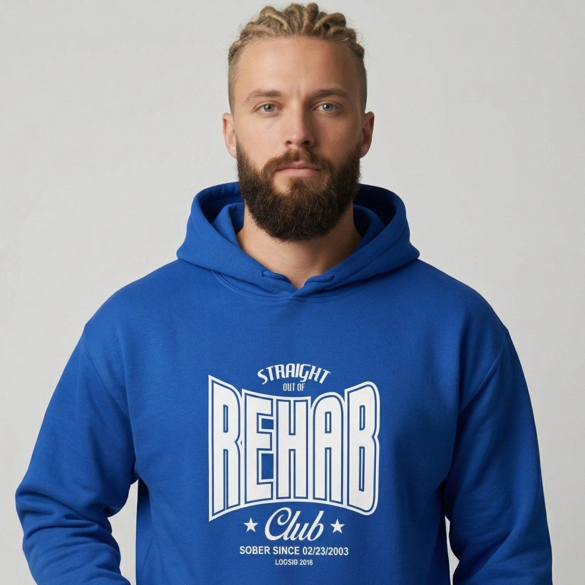 Rehab Recovery Hoodie close-up view (view 32)