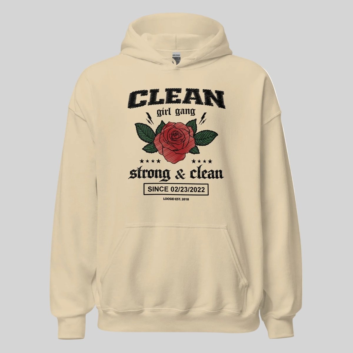 Clean Girl Gang Strong & Clean Crest Recovery Hoodie featuring the design (view 11)