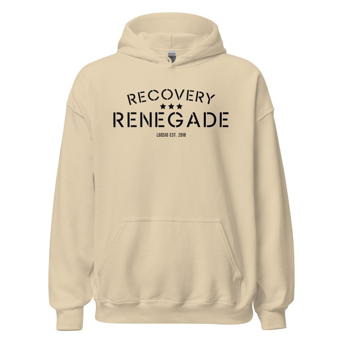 Thankful Recovery Renegade Recovery Hoodie flat lay styled image (view 23)