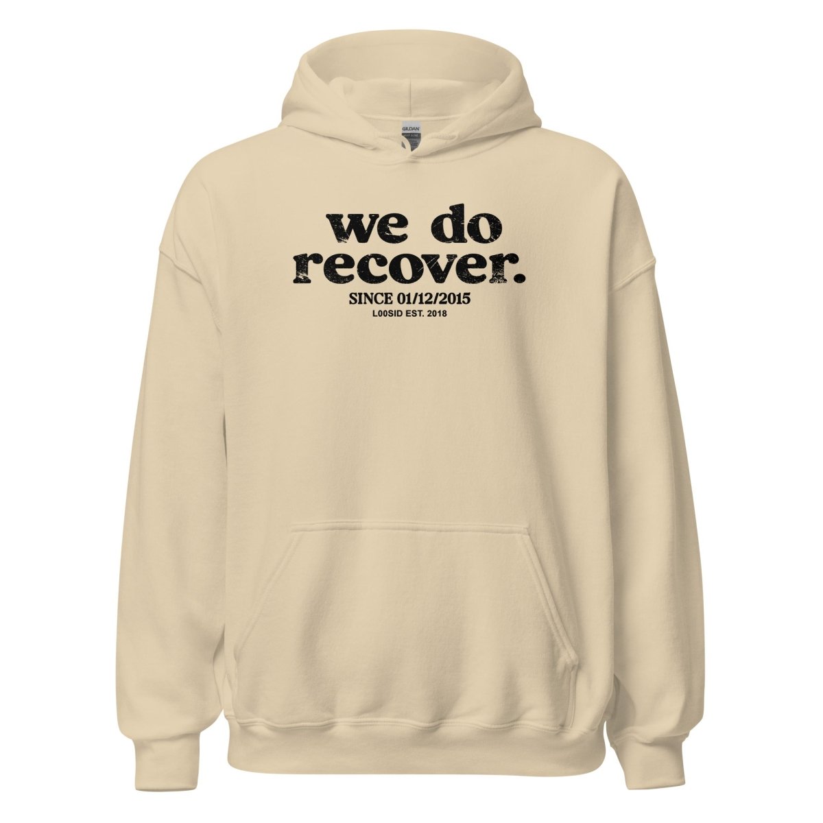 We Do Recover Women's Sober Recovery Hoodie graphic detail (view 14)