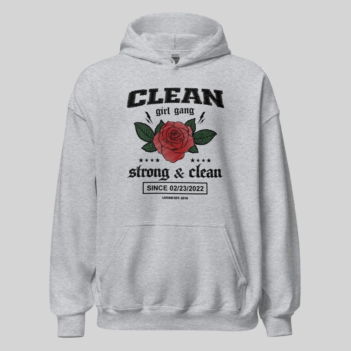Clean Girl Gang Strong & Clean Crest Recovery Hoodie packaging detail (view 8)
