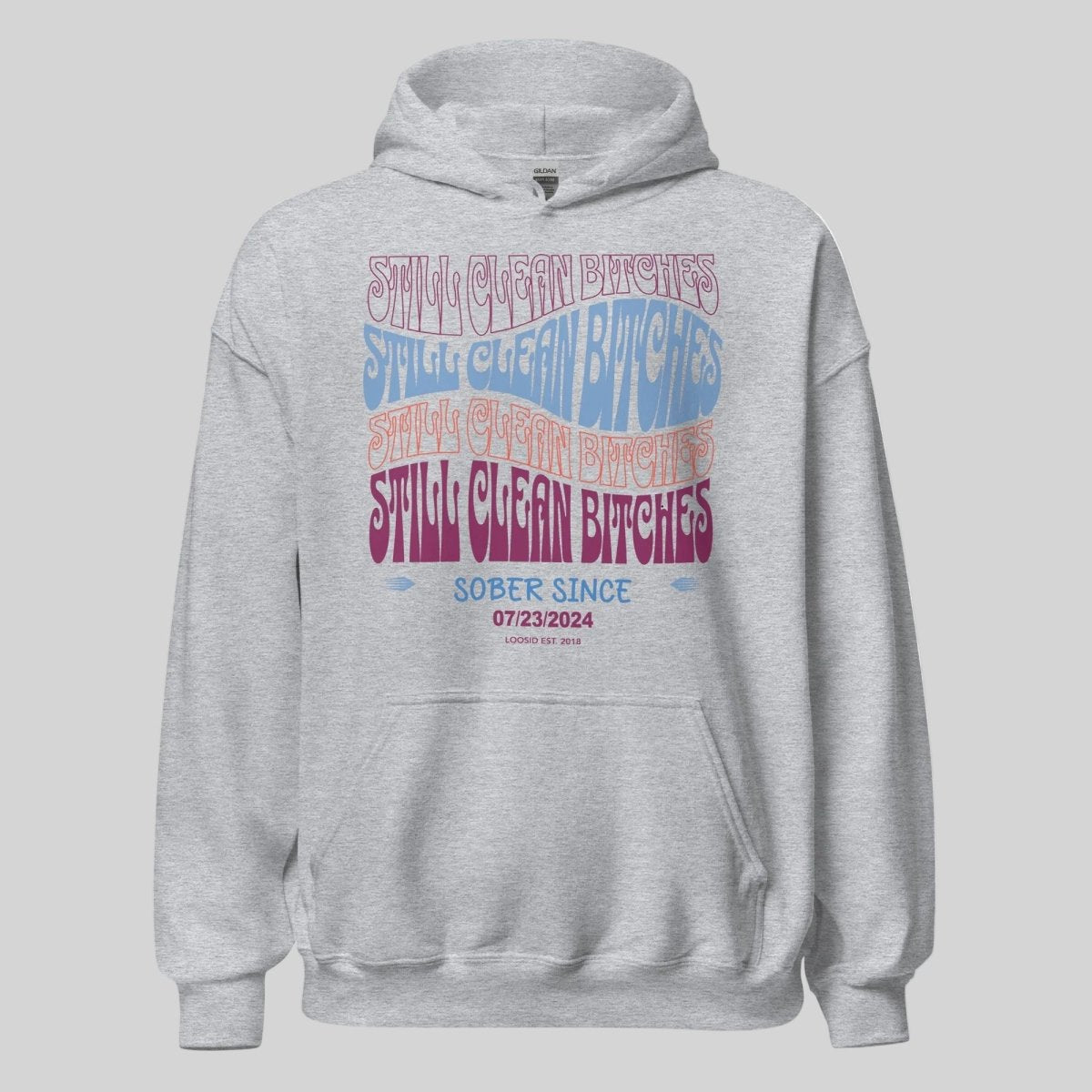 Still Clean B Custom Recovery Date Recovery Hoodie graphic detail (view 14)