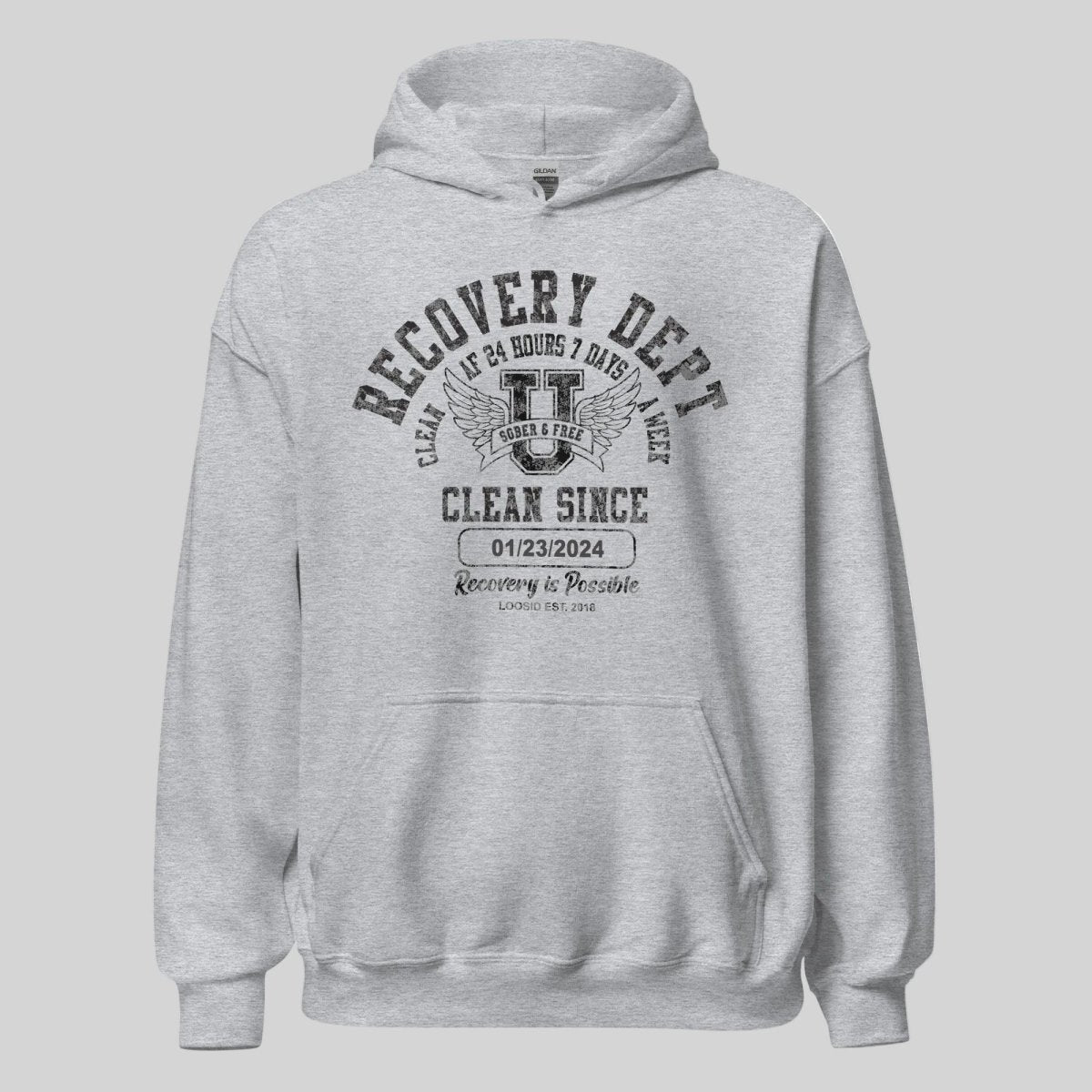 Recovery Dept Recovery Hoodie product photo (view 20)