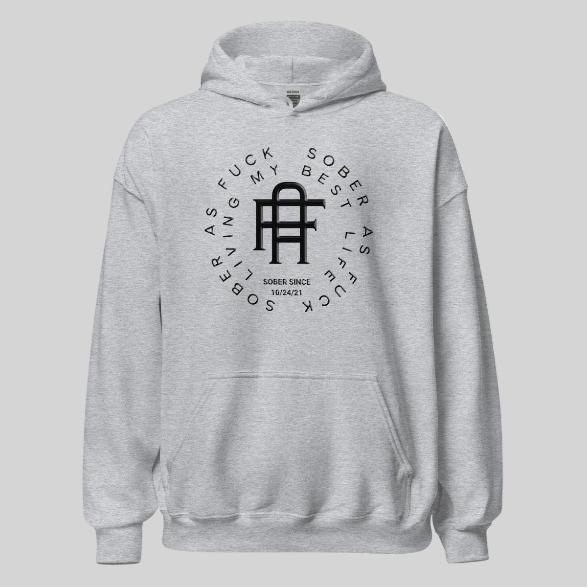 Living My Best Life Recovery Hoodie graphic detail (view 14)
