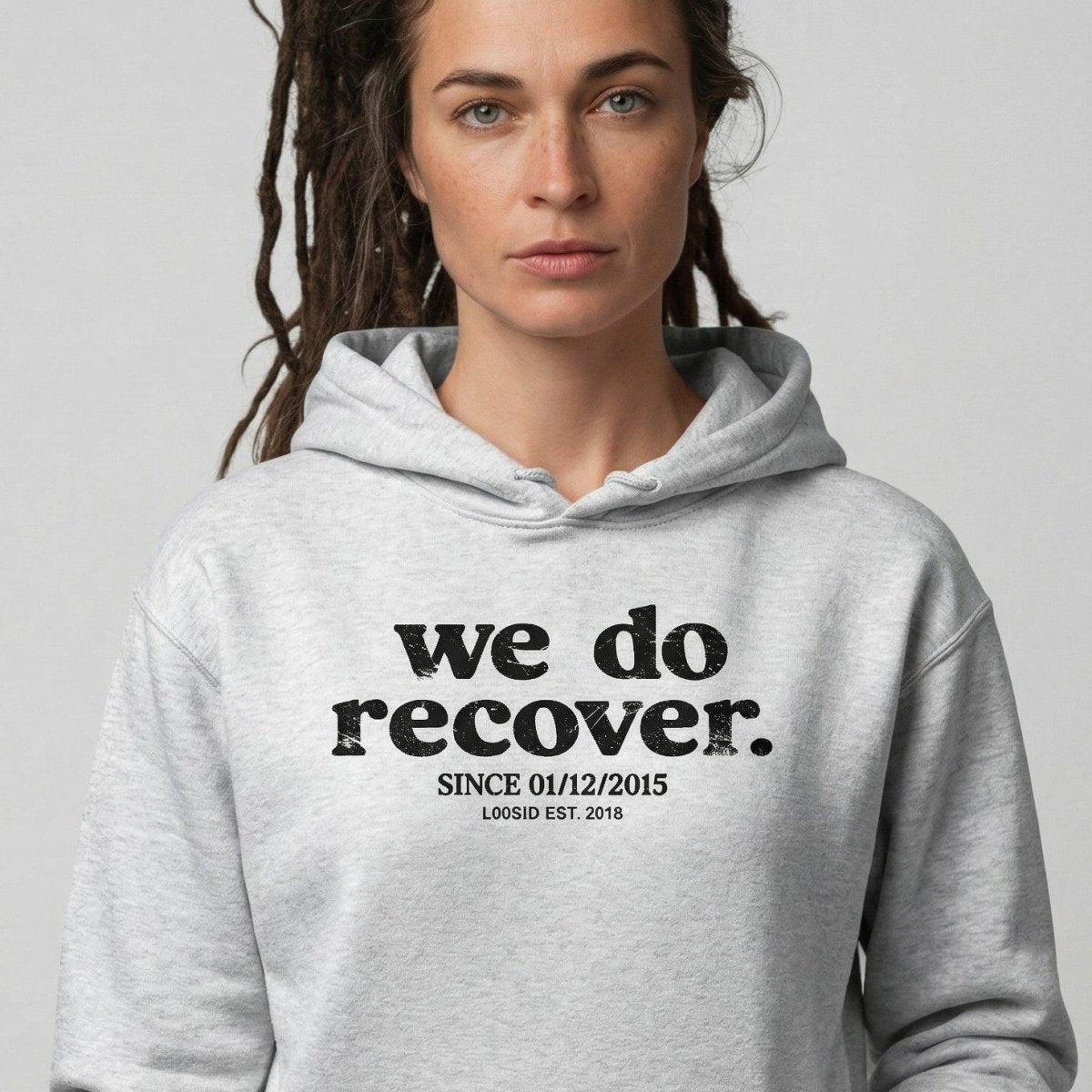 We Do Recover Since Recovery Hoodie fit detail (view 19)