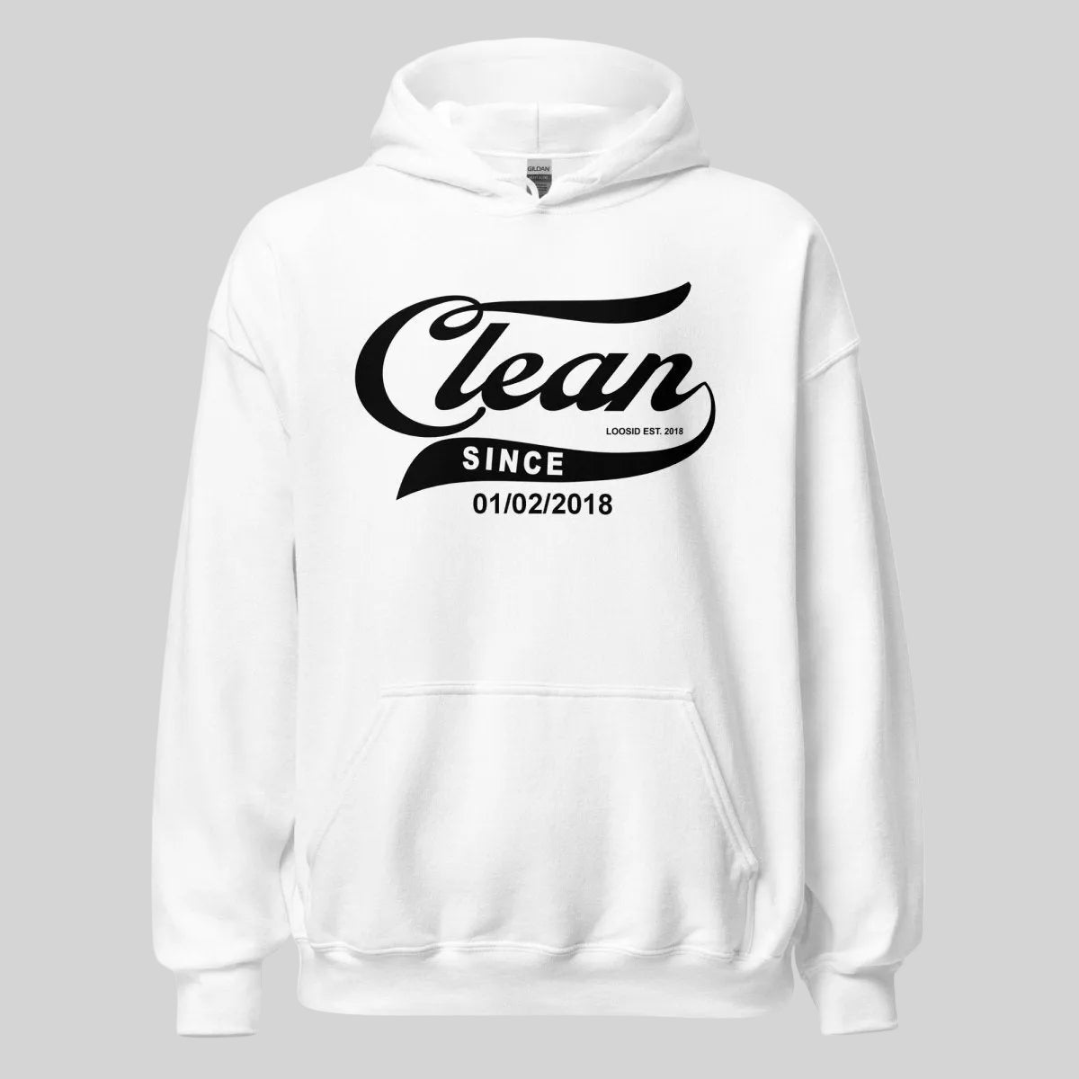 Clean Since Hoodie with Date Recovery Hoodie packaging detail (view 8)