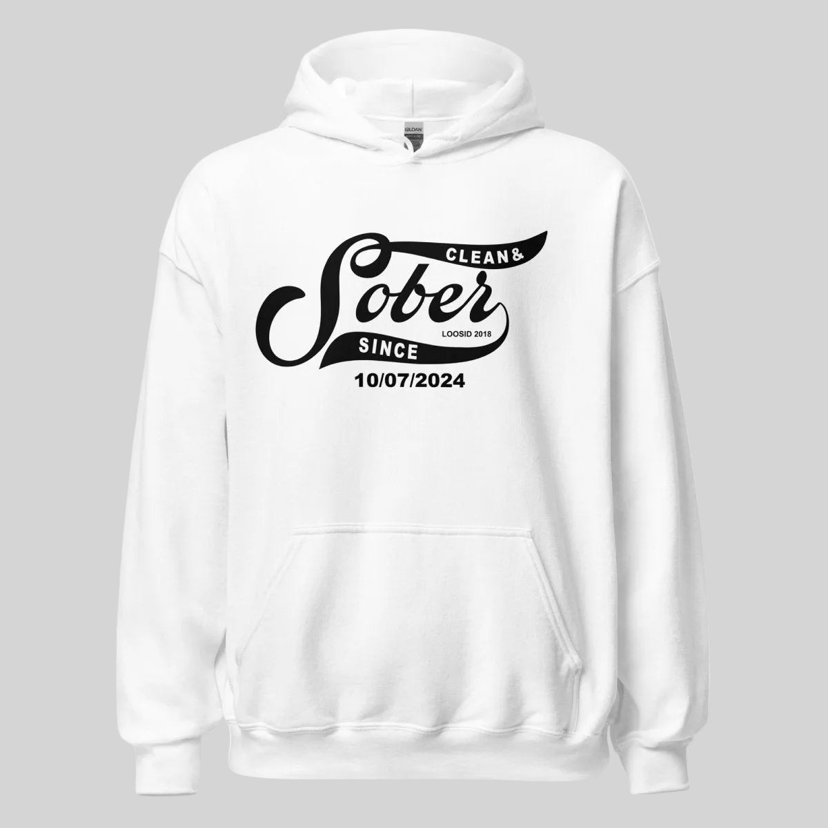 Sober Since Recovery Hoodie product photo (view 30)