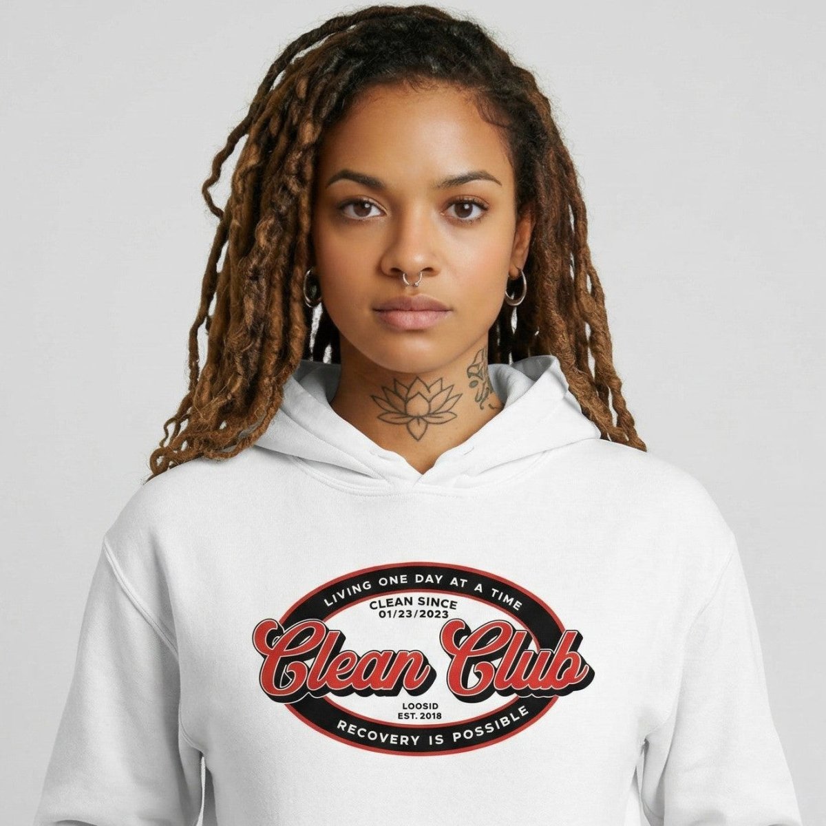 Clean Club Badge Recovery Hoodie product photo (view 20)