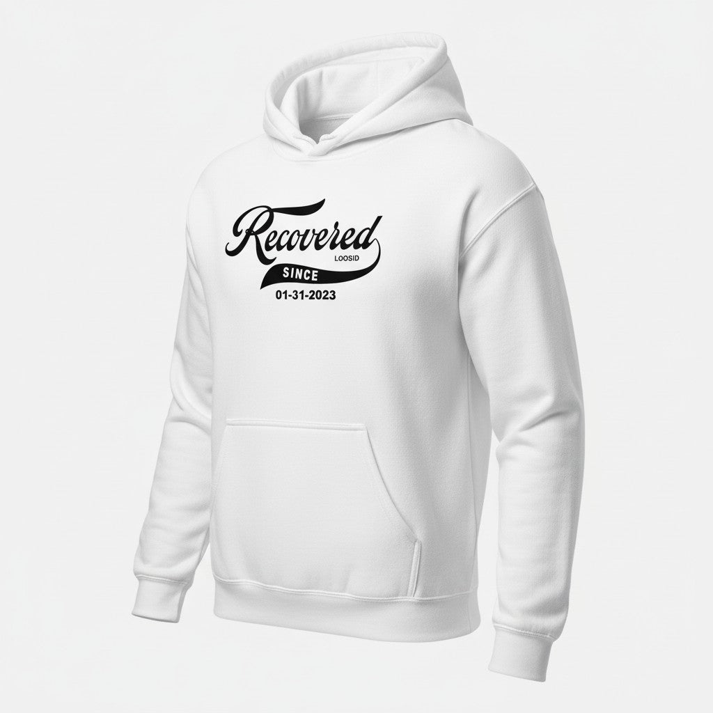 Recovered Since Recovery Hoodie side view (view 36)