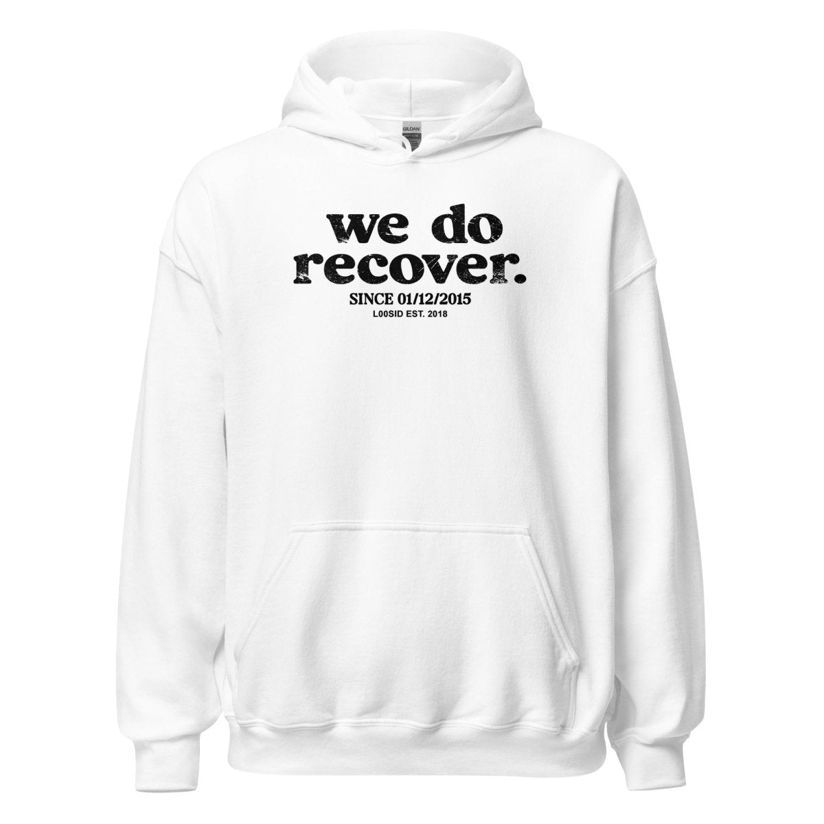 We Do Recover Women's Sober Recovery Hoodie lifestyle view (view 5)