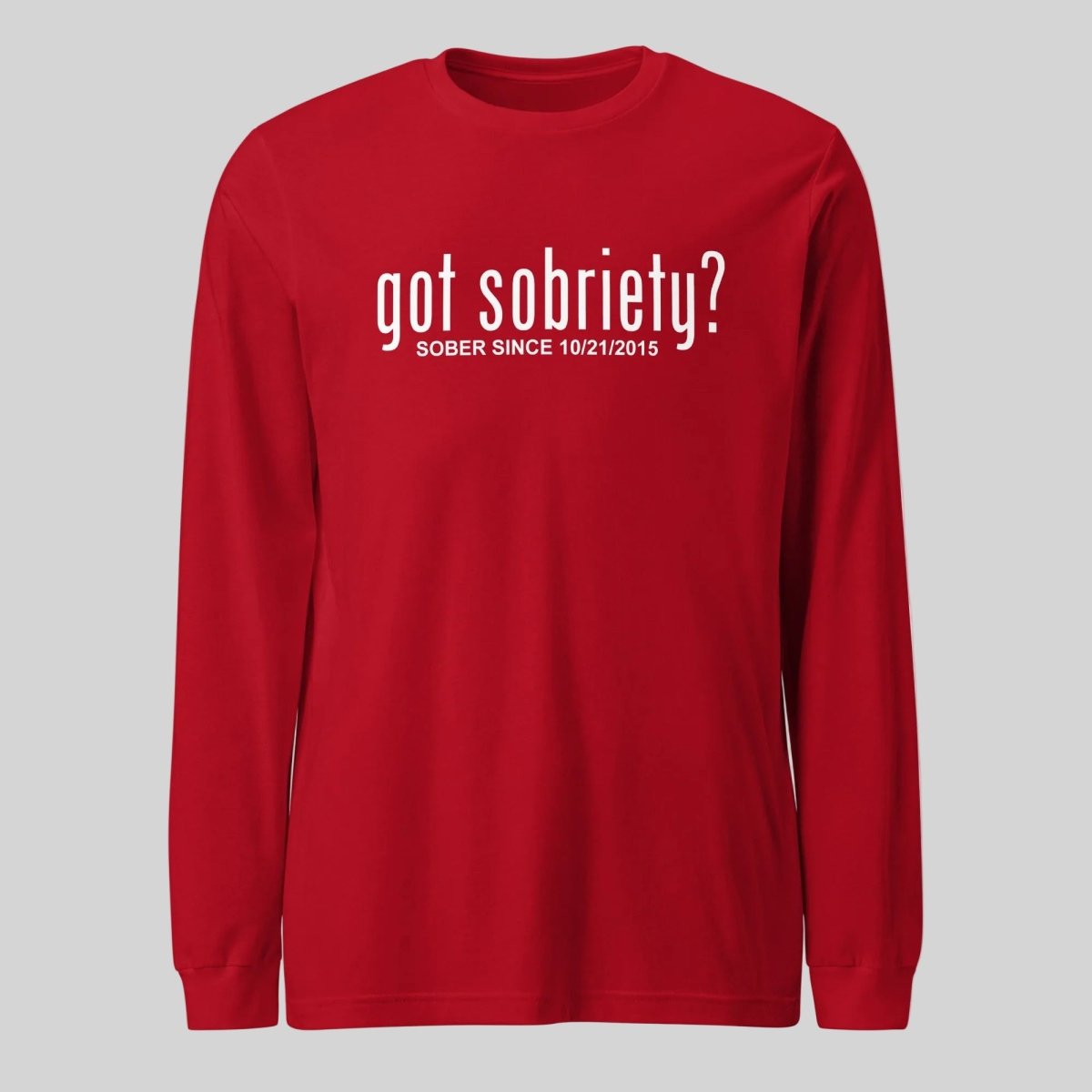 Long Sleeve Sober Sober T Shirt product photo (view 10)