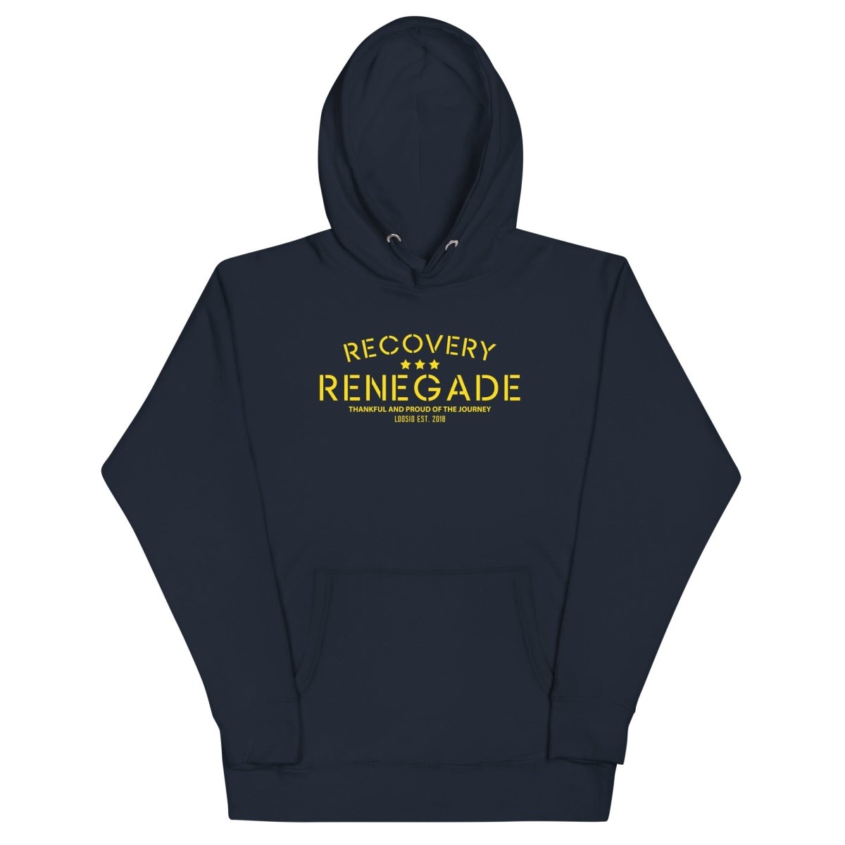 Thankful Recovery Renegade Recovery Hoodie lifestyle view (view 5)