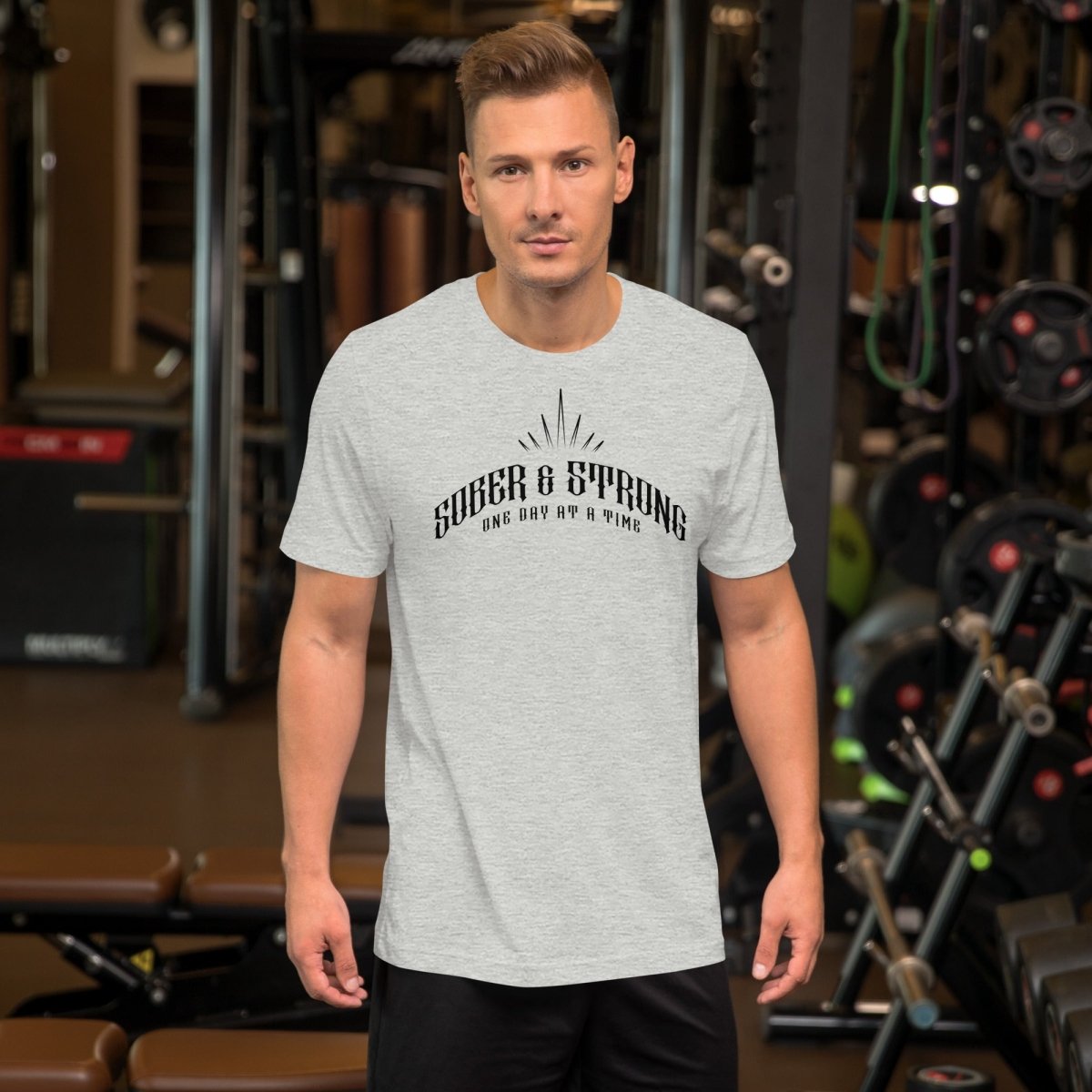 Sober & Strong Sober T Shirt fit detail (view 9)