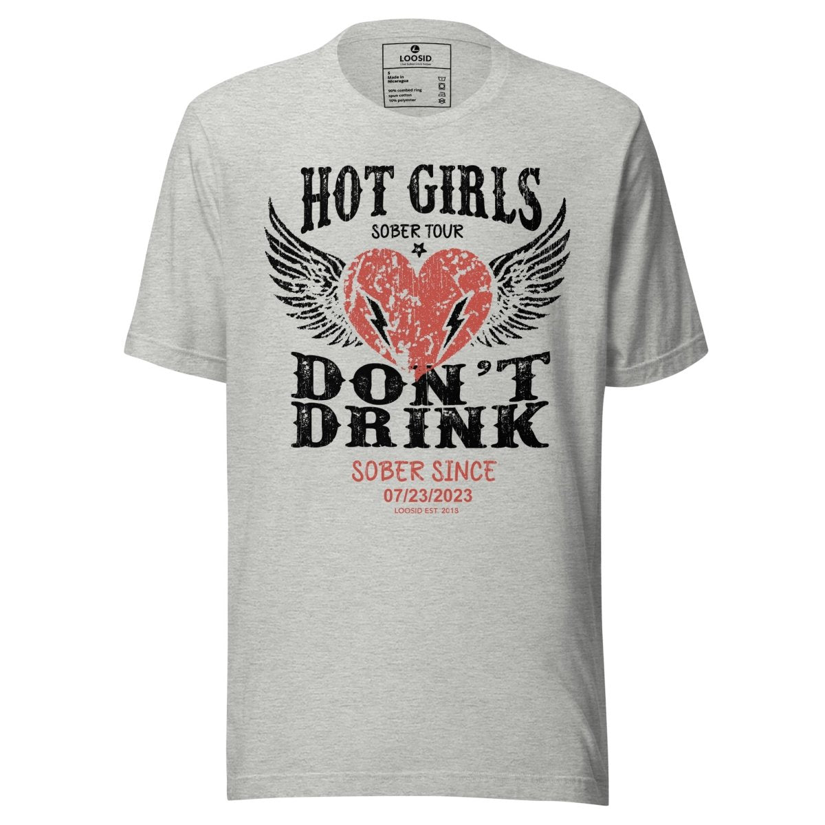 Hot Girls Sober T Shirt packaging detail (view 18)