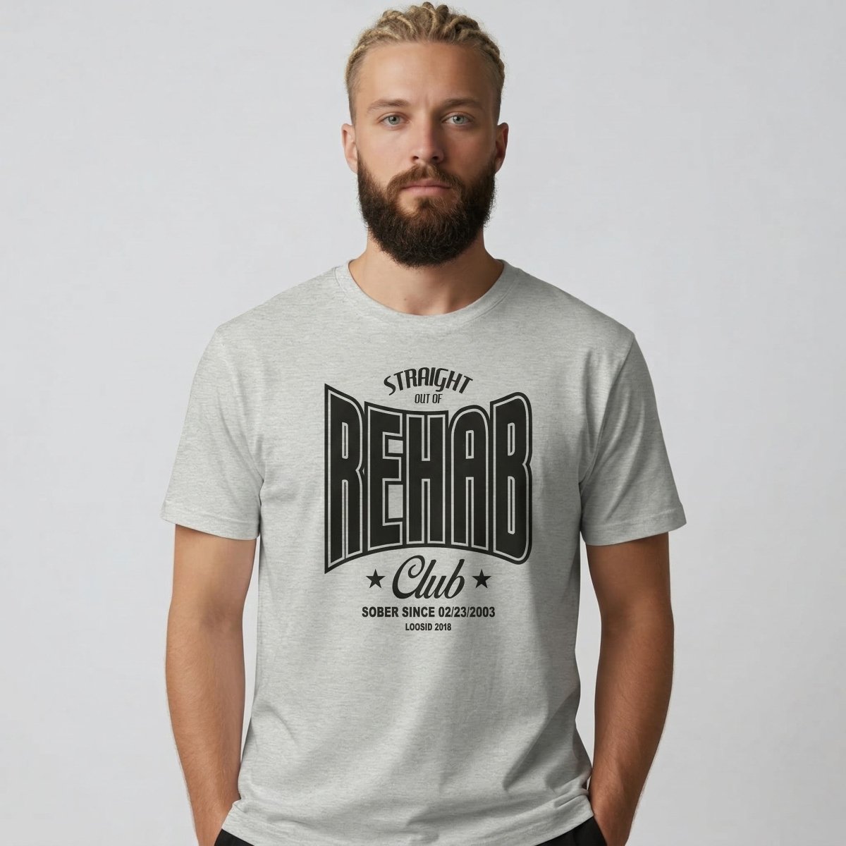 Rehab Sober T Shirt fit detail (view 19)