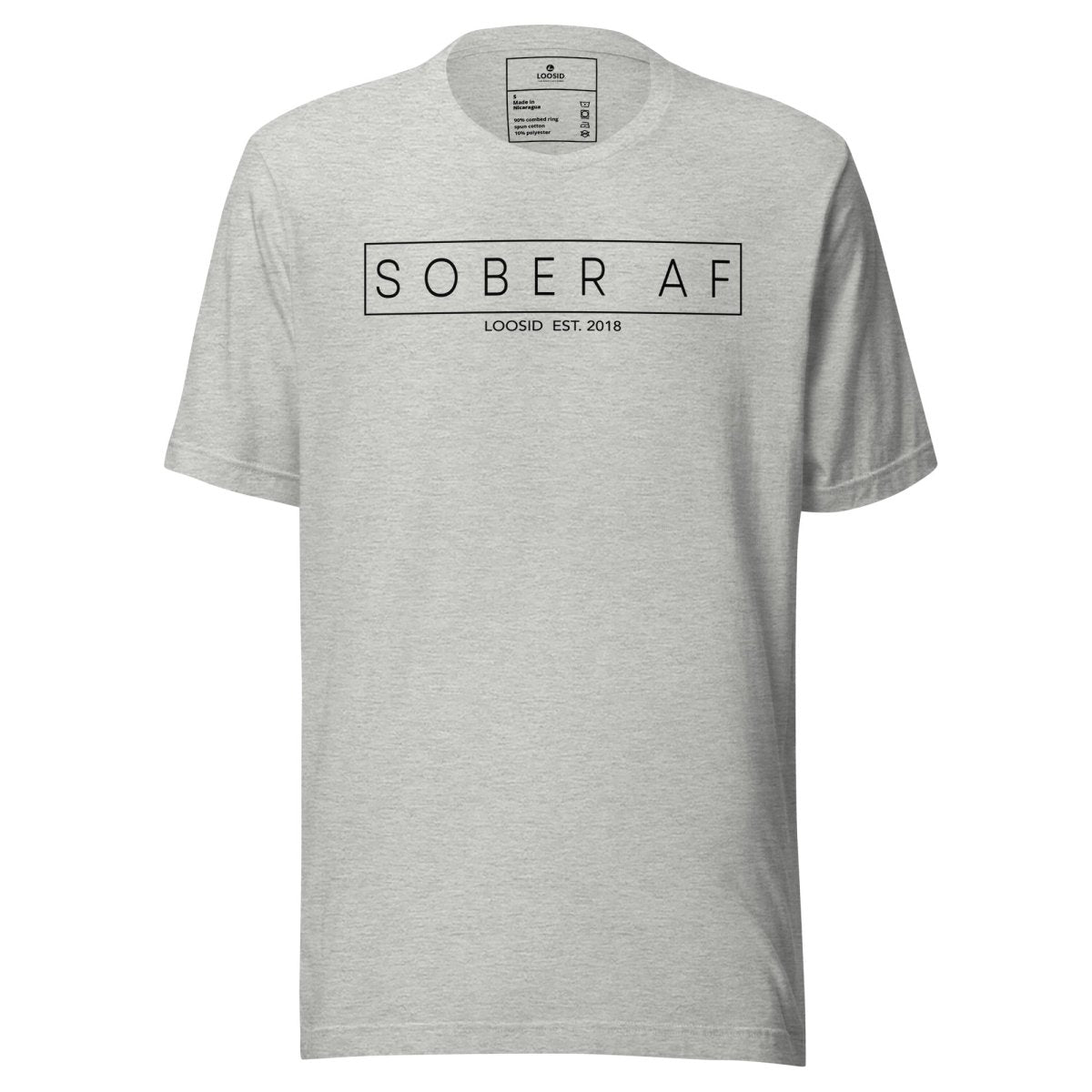 Sober AF Sober T Shirt graphic detail (view 14)