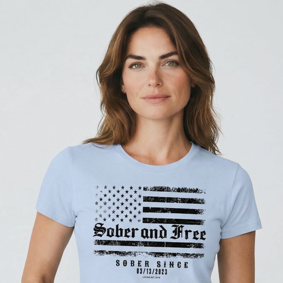 Sober and Free Sober T Shirt product photo (view 10)