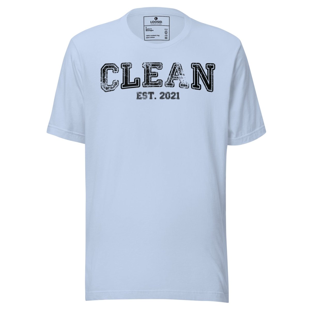 Clean EST. Sober T Shirt graphic detail (view 14)