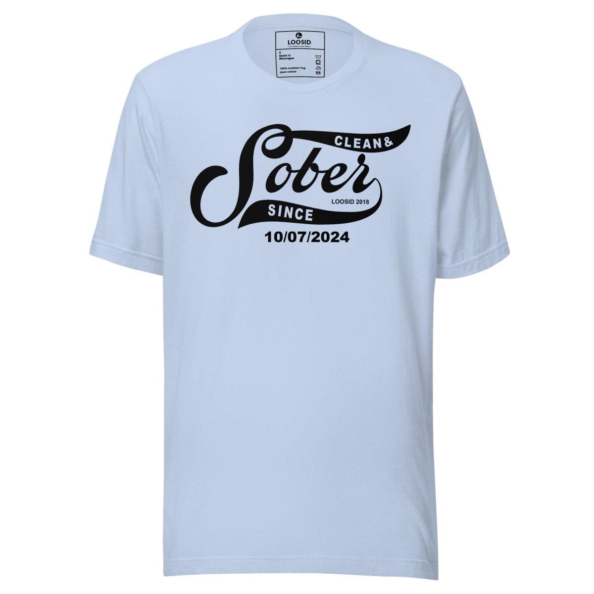 Sober Since Sober T Shirt packaging detail (view 28)