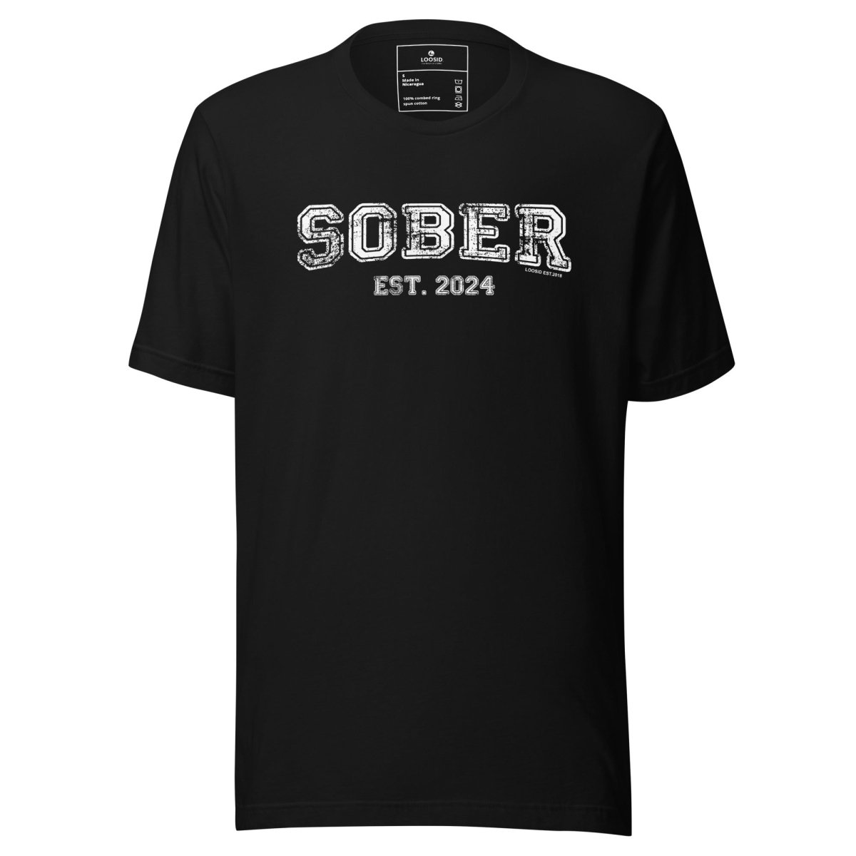Sober Women's Recovery Is Possible Sober T Shirt flat lay styled image (view 3)