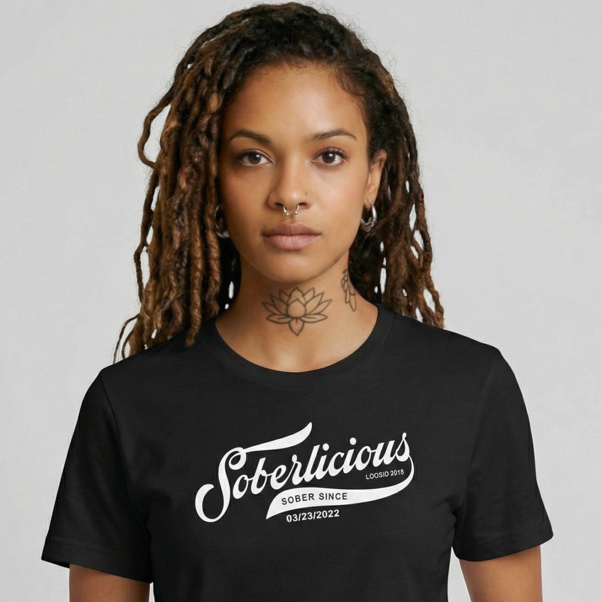 Soberlicious Sober T Shirt packaging detail (view 18)
