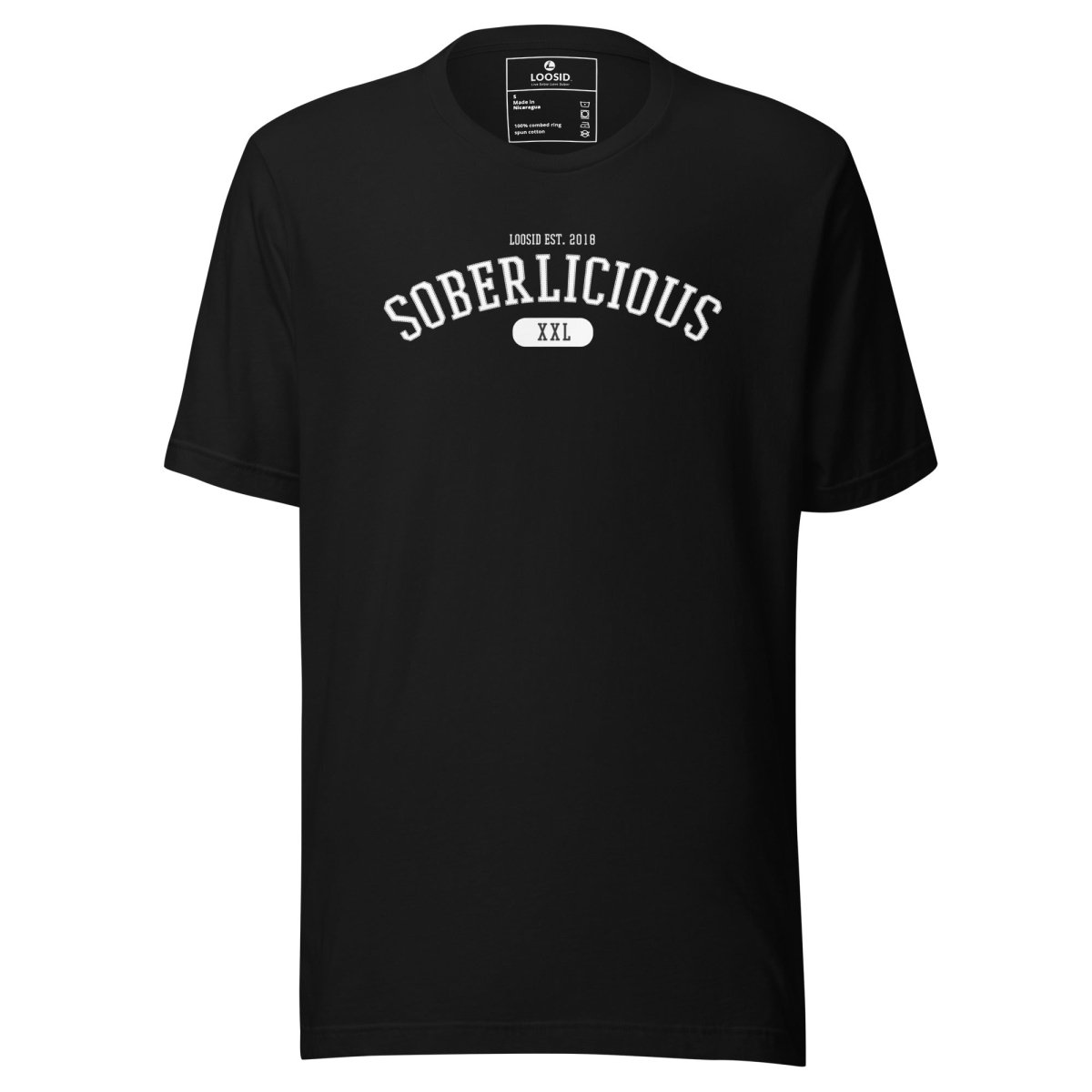 Vintage Soberlicious Sober T Shirt flat lay styled image (view 3)