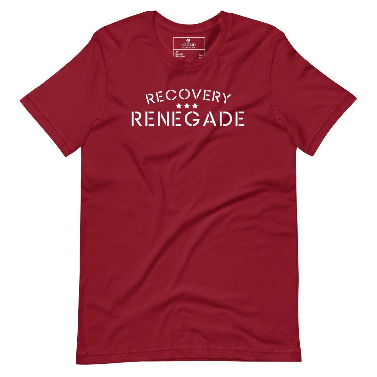 Sober Renegade Sober T Shirt flat lay styled image (view 3)