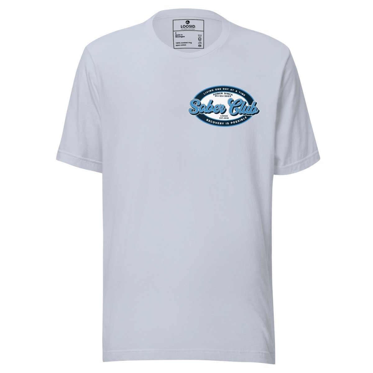 Sober Club Sober T Shirt featuring the design (view 11)