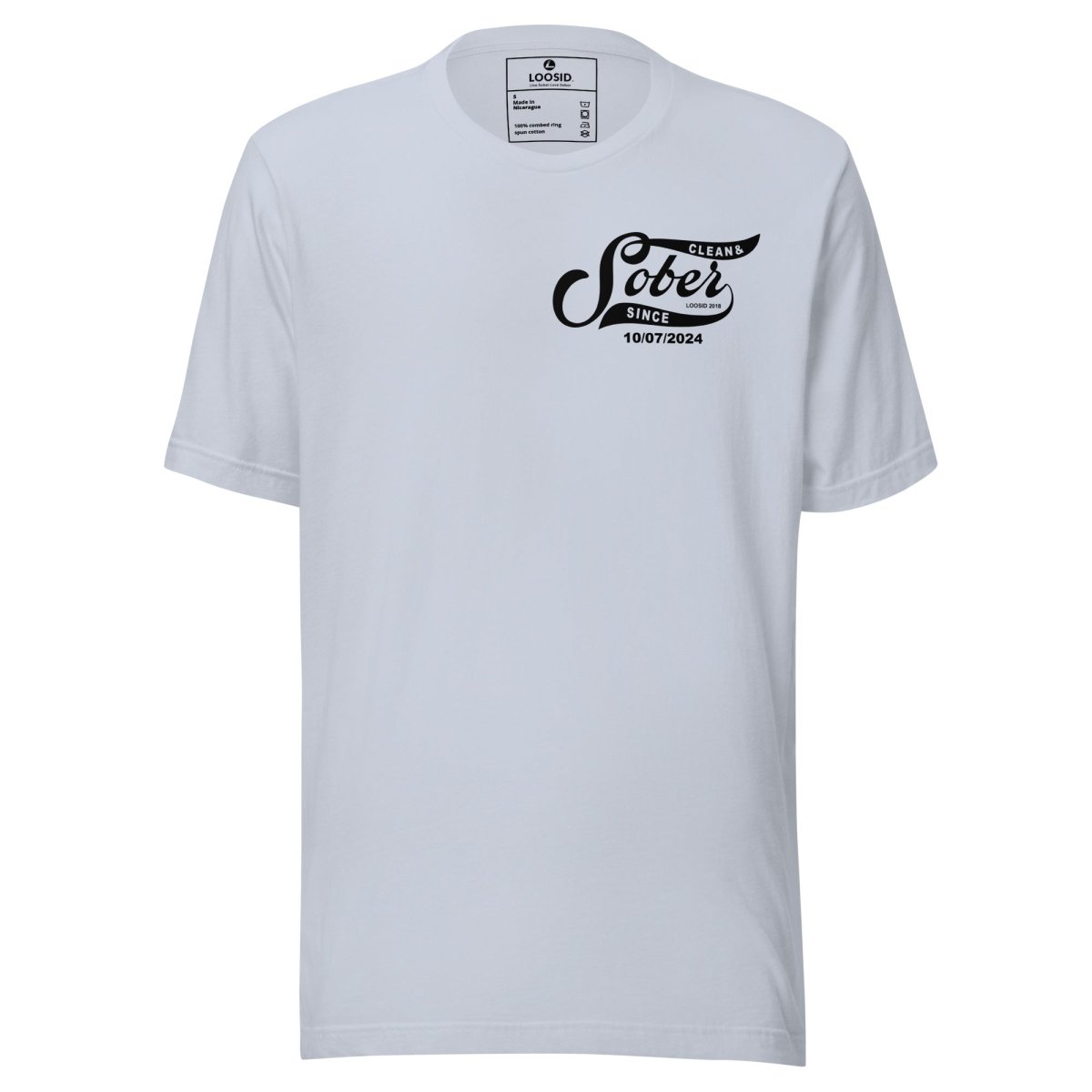 Sober Since Sober T Shirt product photo (view 10)