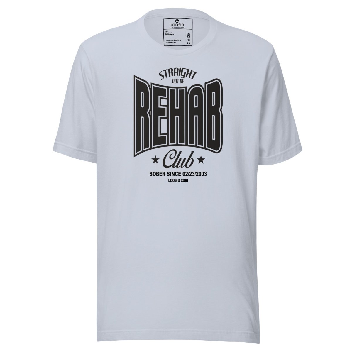 Rehab Sober T Shirt featuring the design (view 11)