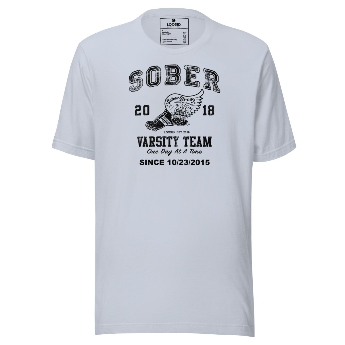 Sober Varsity Sober T Shirt product photo (view 20)