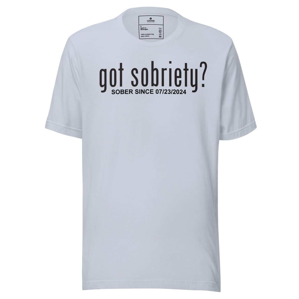 Got Sobriety Sober Since Sober T Shirt packaging detail (view 8)