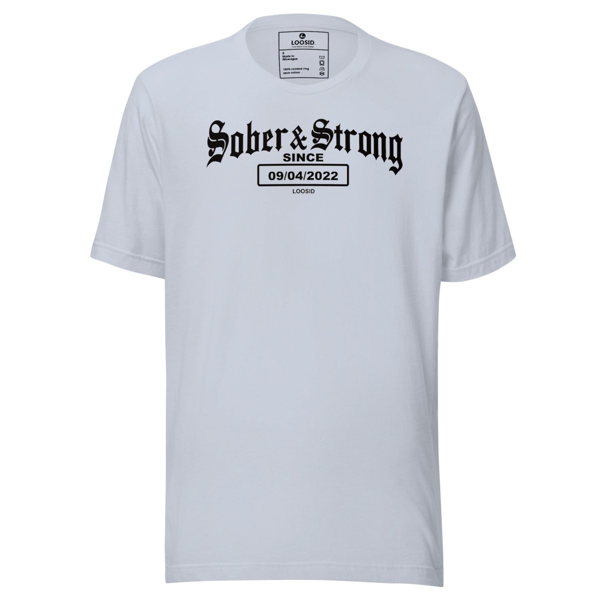 Old School Sober & Strong Sober T Shirt product photo (view 30)