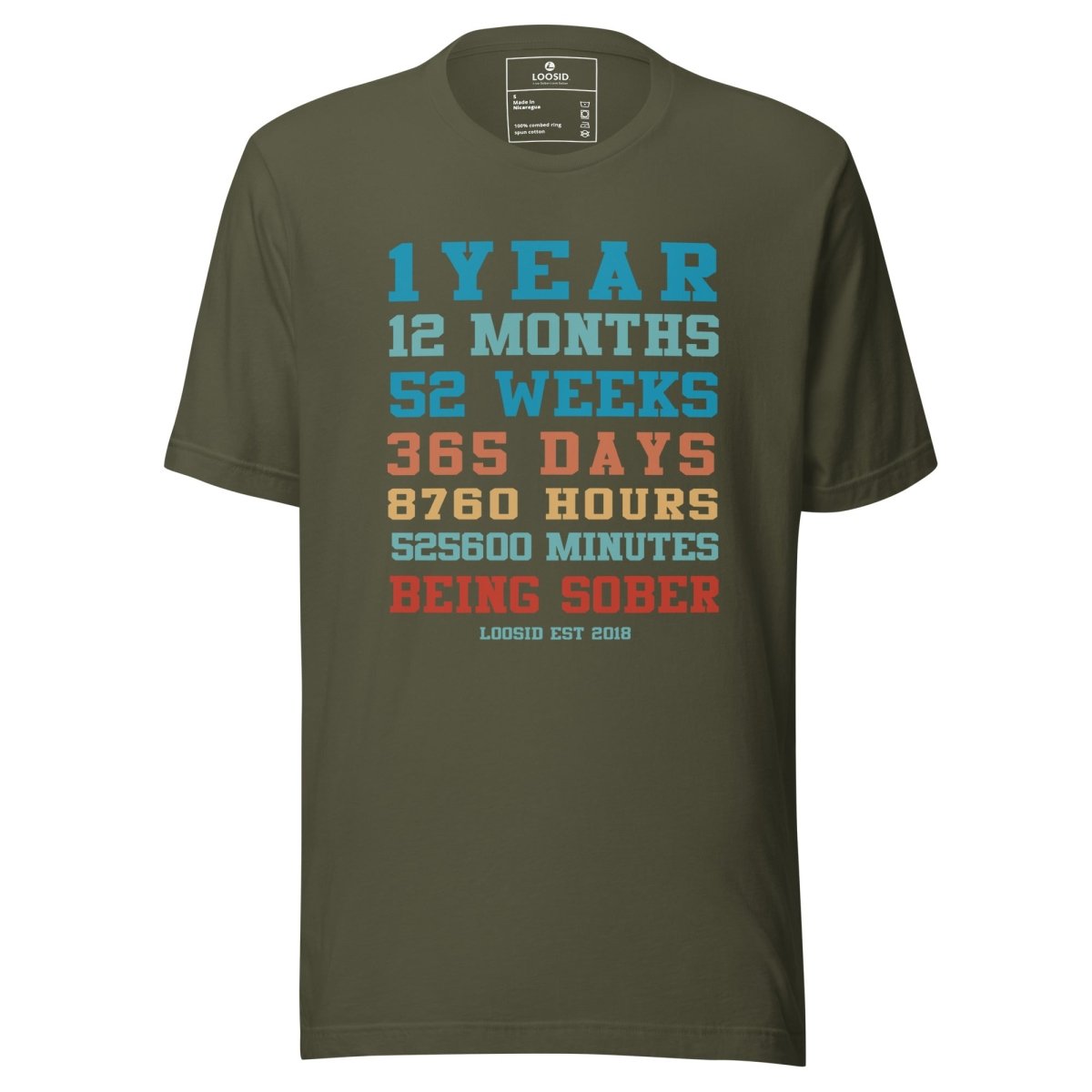Sober Time Sober T Shirt close-up view (view 12)