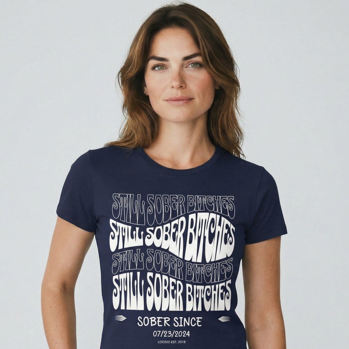Still Sober B Sober T Shirt back view (view 7)