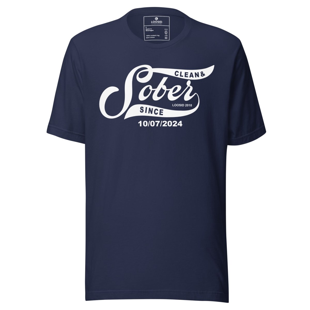 Sober Since Sober T Shirt fit detail (view 9)