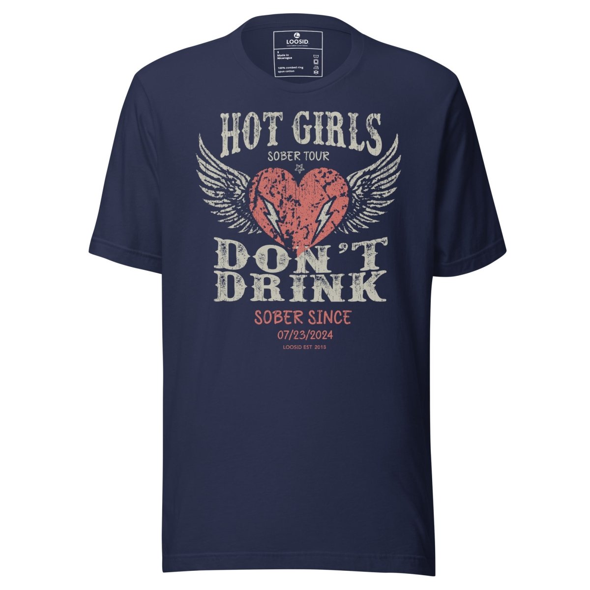 Hot Girls Sober T Shirt side view (view 6)