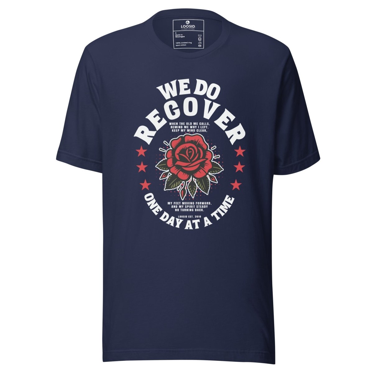 We Do Recover Sober T Shirt lifestyle view (view 5)